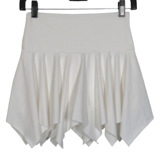 HALARA Pants - Halara Active Off White Handkerchief Hem Flare Mini Skort Size Small